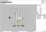 Ducktext 1704 Embroidery File 6 sizes
