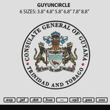 Guyunacircle Embroidery File 6 sizes