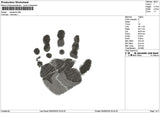 Handprint 0505 Embroidery File 6 sizes