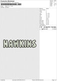 Hawkin FILL v1 Embroidery File 6 size