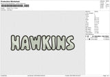 Hawkin FILL v1 Embroidery File 6 size