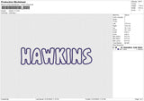 Hawkin v2 Embroidery File 6 size