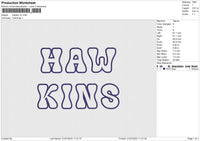 Hawkin v2 Embroidery File 6 size