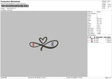 Heart 2910 Embroidery File 6 sizes