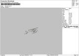 Heli Outline Embroidery File 6 sizes