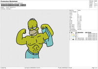 Homer  Strong Embroidery