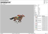 Horse No6 Embroidery File 6 sizes