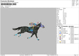 Horse No9 Embroidery File 6 sizes