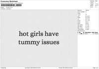 Hot Girls Embroidery File 6 size