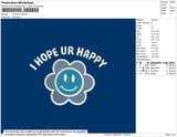 I Hope Embroidery File 4 size