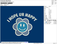 I Hope Embroidery File 4 size