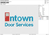 Intown Embroidery File 6 size