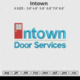 Intown Embroidery File 6 size