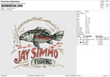 Jay Simmo Embroidery File 6 size