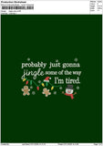 Jingletext 0711 Embroidery File 6 sizes