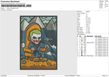 Jocker rectangle 2262025 Embroidery File 6 size