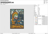 Jocker rectangle 2262025 Embroidery File 6 size