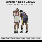Jordan n Kobe 020225 Embroidery File 6 size