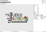 Judge ester Embroidery File 6 size