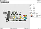 Judge ester Embroidery File 6 size
