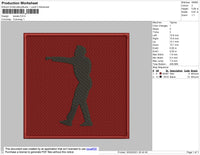 Karate Embroidery File 4 size