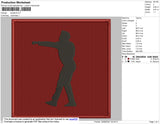 Karate Embroidery File 4 size