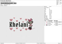 Khelani MICKEY Embroidery File 6 size