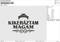 Kikeraztam Embroidery File 6 size