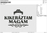 Kikeraztam Embroidery File 6 size