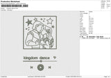 Kingdom Dance Embroidery File 6 size