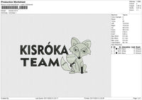 Kisroka Embroidery File 6 size