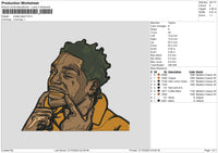 Kodak Black Embroidery File 6 size