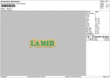 Lamertext Embroidery File 6 Sizes