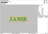 Lamertext Embroidery File 6 Sizes