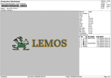 Lemostext V2 Embroidery File 6 sizes