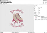 life's so fun Embroidery File 6 size