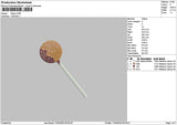 Lollipop 1704 Embroidery File 6 sizes