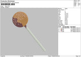 Lollipop 1704 Embroidery File 6 sizes