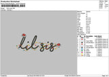 Lilsis Xmas Embroidery File 6 sizes
