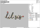 Lilsis Xmas Embroidery File 6 sizes