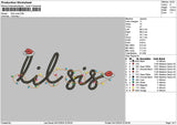 Lilsis Xmas Embroidery File 6 sizes