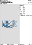 Littlepearl V2 Embroidery File 6 sizes