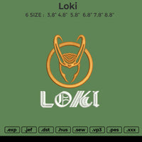 Loki Embroidery