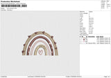 Love Rainwow Embroidery File 6 size