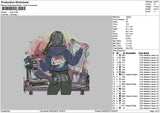 Lunastext Embroidery File 6 sizes