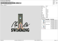 Mac Swim Embroidery File 6 sizes