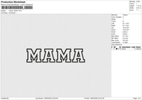 Mama 18225 Embroidery File 6 size