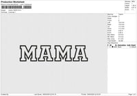 Mama 18225 Embroidery File 6 size