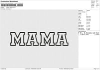 Mama 18225 Embroidery File 6 size