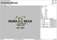 Beartext 1404a Embroidery File 6 sizes